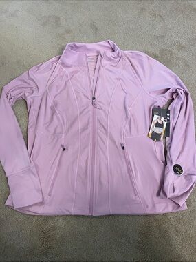 Avia Misty Mauve Women’s Full-Zip Utility Jacket XXL NWT